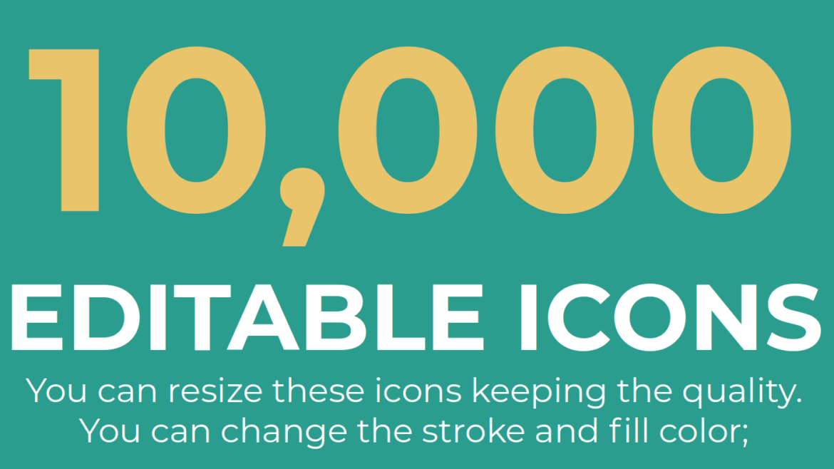 10000+ Premium Editable Icons